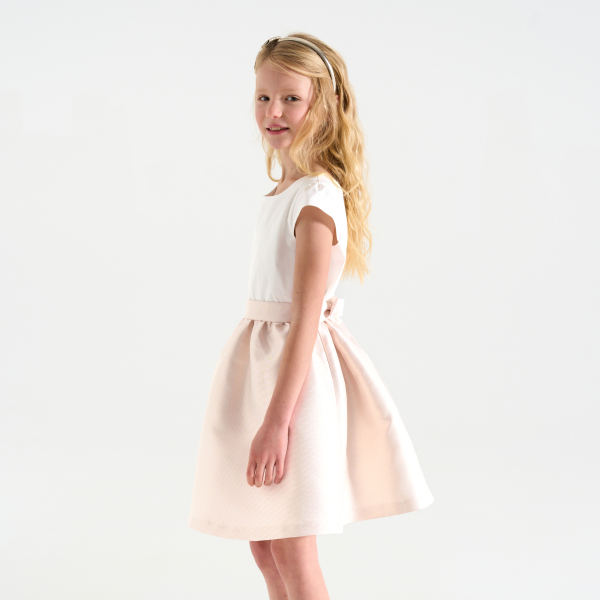 Robe chic bicolore Fille