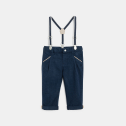 Pantalon chino à bretelles...