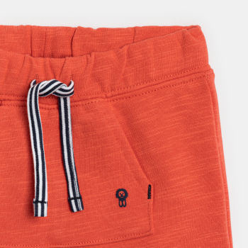 Short en molleton orange...