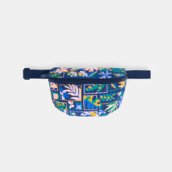 Sac banane en denim matelassé Fille