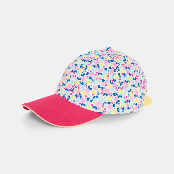 Casquette imprimée motif multicolore Fille