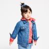 Veste en jean bleu bébé fille