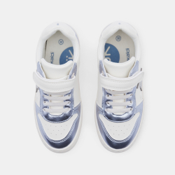 Basket basse street bleu fille