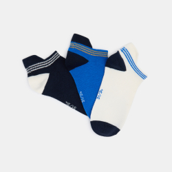 Socquettes bleu Garçon (lot de 3) 