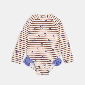 Combi de bain bébé fille