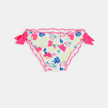 Culotte de bain imprimé fleuri bébé fille