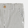 Pantalon droit rayé vert bébé garçon