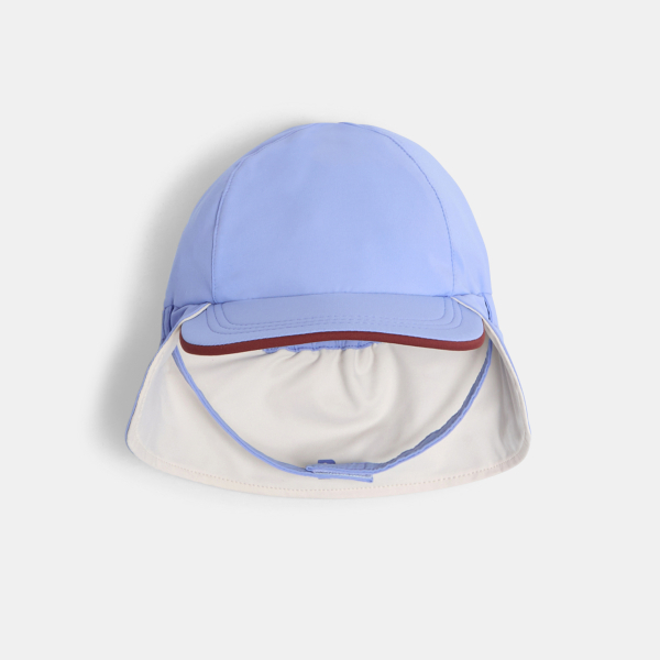 Chapeau de soleil anti UV bleu bébé garçon