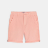 Short en toile rose Garçon