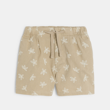 Short imprimé beige Fille
