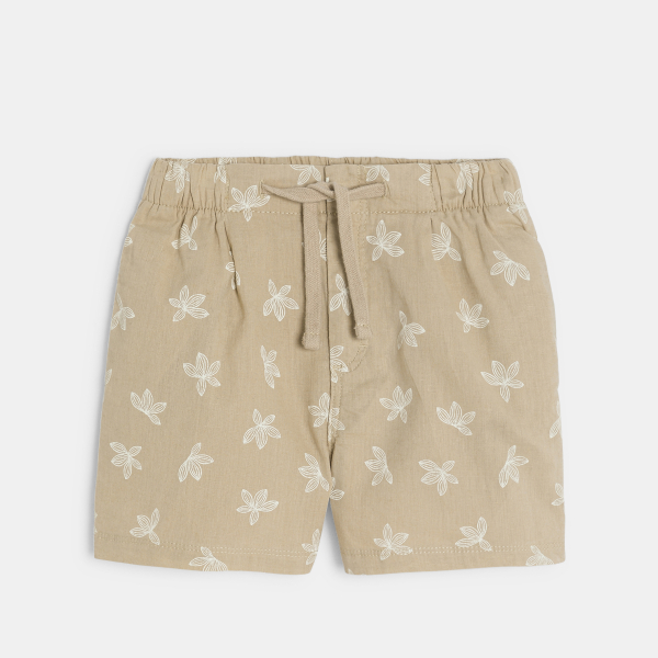 Short imprimé beige Fille