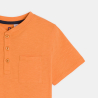 T-shirt tunisien uni orange garçon