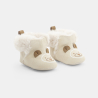 Boots fourrés souples beige bébé garçon