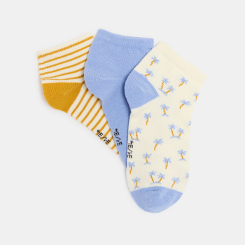 طقم جوارب من 3 أزواج فاخرة للأولاد