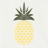 Pyjama short motif ananas jaune Fille
