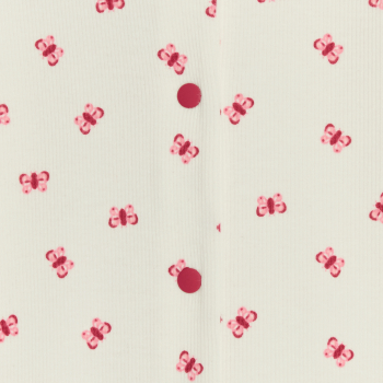 Dors-bien sans pieds papillon rose bébé fille