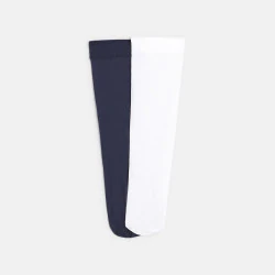 Chaussettes hautes en nylon opaque (lot de 2)