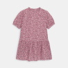 Robe imprimée léopard rose Fille