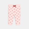 Jogging molleton rose bébé fille