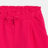 Short souple en jersey fantaisie rose Fille