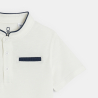 Polo manches courtes blanc Garçon