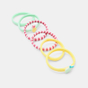 Elastiques fantaisie multicolore (lot de 6)