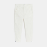 Pantalon chino uni blanc Garçon