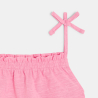 Débardeur uni à fines bretelles rose bonbon Fille