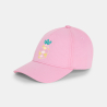 Casquette rose bébé fille