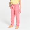 Pantalon fluide imprimé orange Fille