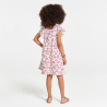 Robe imprimée évasée rose Fille