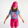T-shirt manches courtes motif pastèque bleu Fille