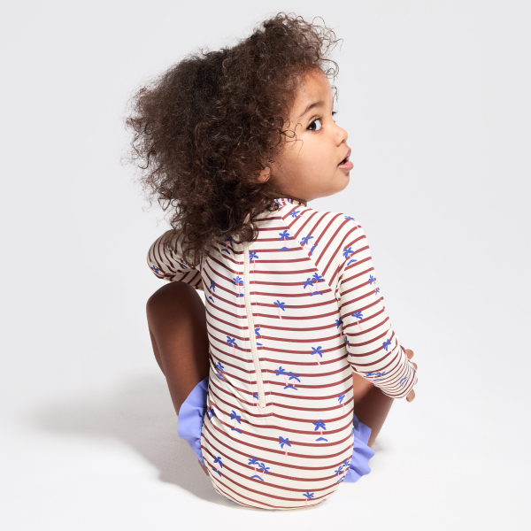 Combi de bain bébé fille