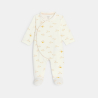 Dors-bien velours oie beige bébé garçon