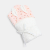 Cape de bain éponge rose lapin bébé naissance fille