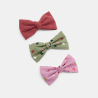 Barrettes nœuds papillon imprimés (lot de 3) fille