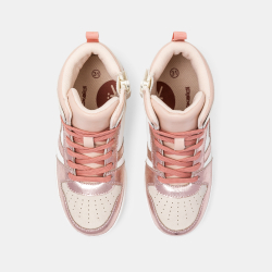 Basket street haute rose fille