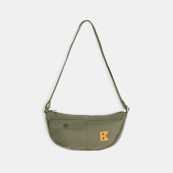 Sac-banane à bandoulière vert kaki Garçon