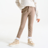Jegging en jersey Milano pailleté beige foncé Fille