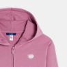 Sweat-shirt à capuche rose Fille