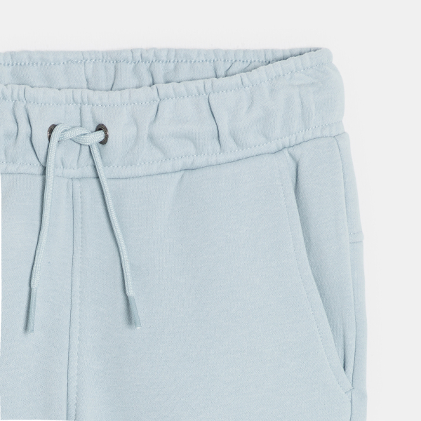 Pantalon de jogging cargo uni bleu Fille