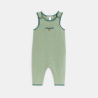 Salopette maille tricot et body vert bébé naissance garçon