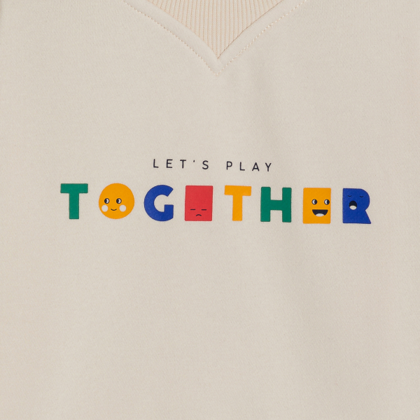 Sweat-shirt garçon col rond