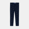 Legging papillon fille bleu