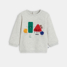 Sweat-shirt garçon gris