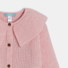 Cardigan col Claudine fille rose