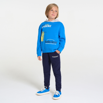 Pantalon de jogging gris chiné Garçon