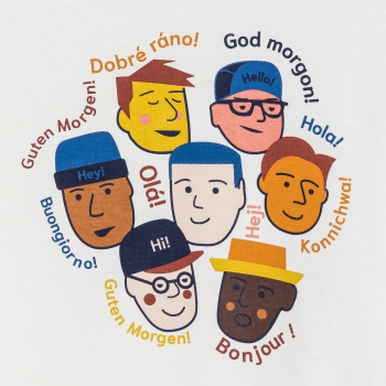 T-shirt garçon blanc