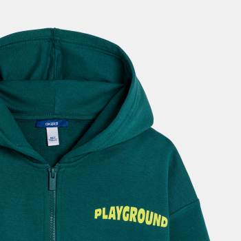 Sweat-shirt garçon vert