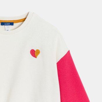 Sweat-shirt en molleton...